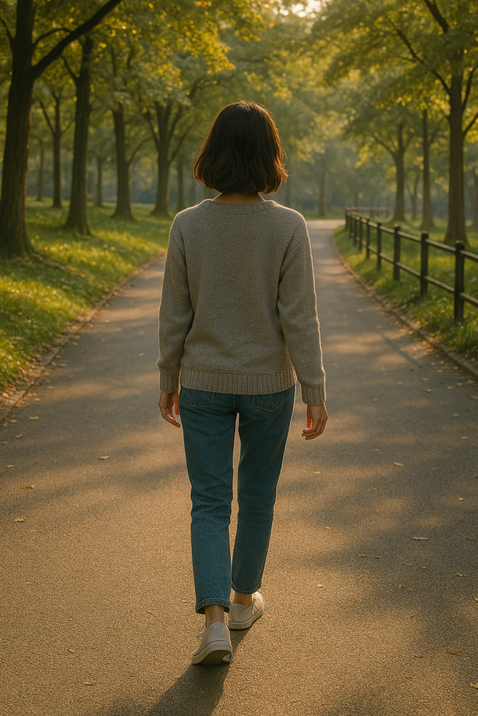 ひとりで歩く道も、悪くない。